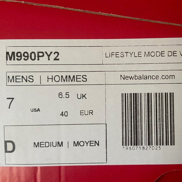 Teddy Santis x New Balance 990v2 Made in USA ‘Purple Yellow’ - Picture 11 of 11